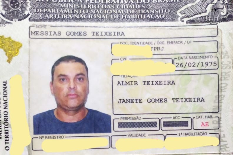 Documentos pessoais comprovam inocência do jovem Vinicius Matheus Barreto Teixeira