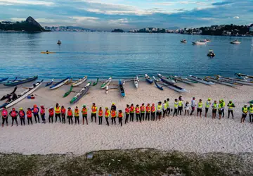 Desafio das Ilhas reúne 225 remadores em Niterói 