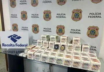 PF prende mulher com 400 cigarros eletrônicos no Aeroporto do Galeão