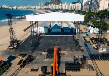 Palco de Madonna em Copacabana terá o dobro do tamanho do usado na turnê mundial