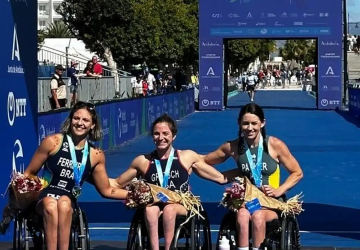  Brasil é prata e bronze no Mundial de triatlo paralímpico na Espanha