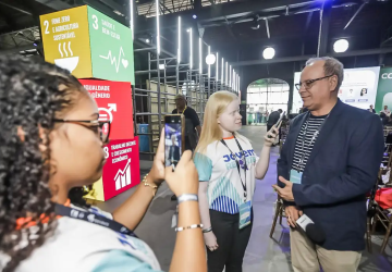  G20: estudantes da rede estadual atuam como repórteres