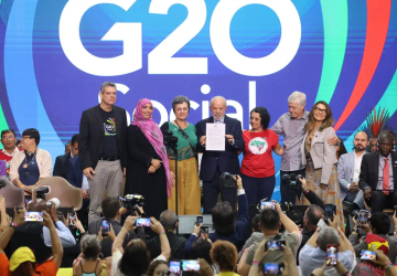  Declaração do G20 Social pressiona governos por ações mais ambiciosas