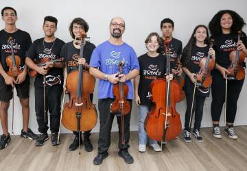 Ilha da Boa Viagem terá apresentação gratuita do Octeto da Camerata de Cordas do Aprendiz Musical neste domingo (27)