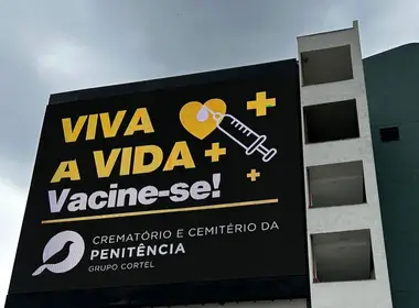 Semana Mundial de Imunização: cemitério do Rio lança apelo para reforçar campanha da OPAS
