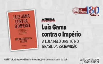IAB recebe lançamento de livro sobre Luiz Gama, advogado e abolicionista negro